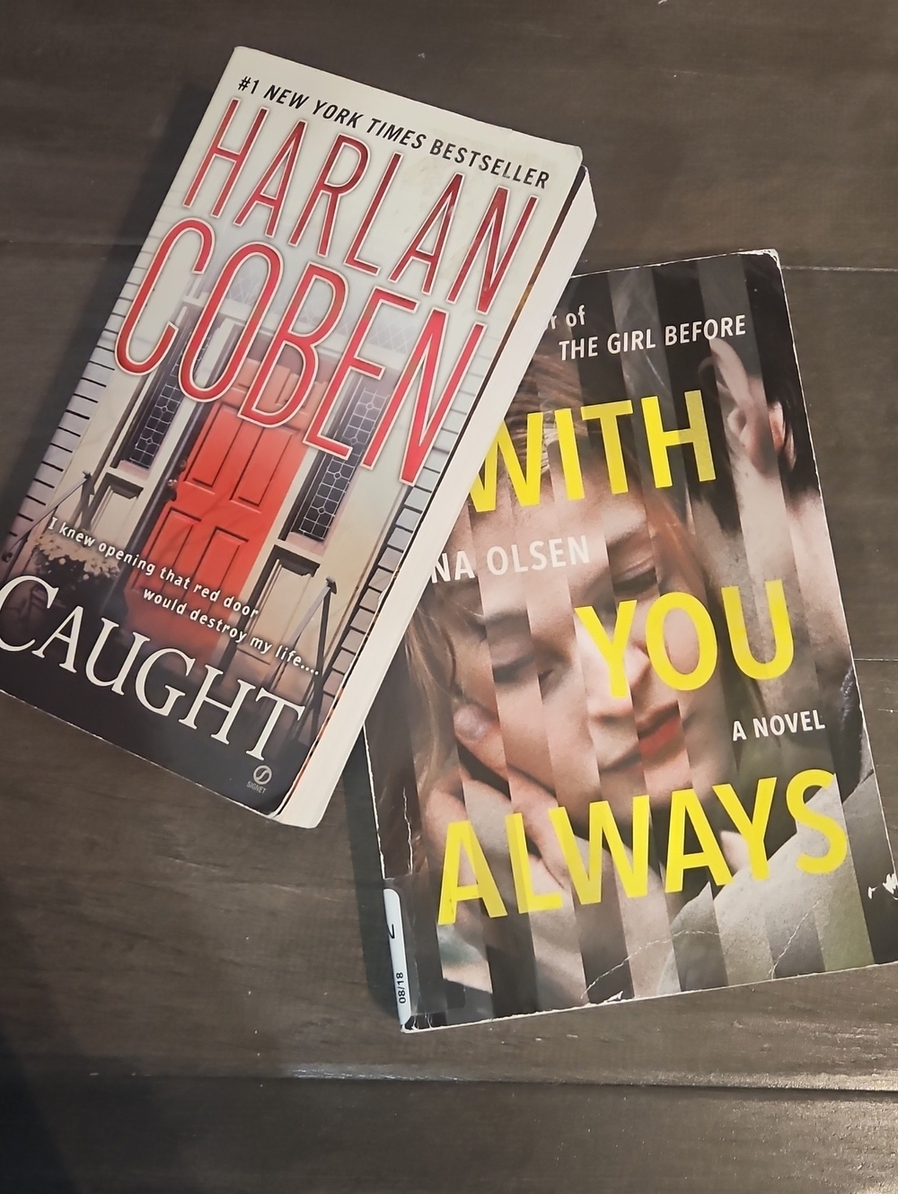 2 Suspense Thrillers Harlan Coben Caught + Rena Olsen With You Always